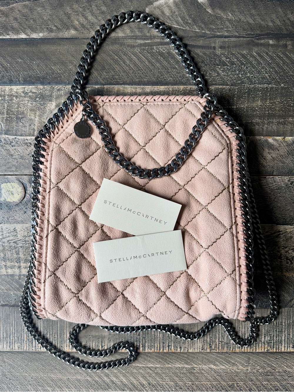 NWT Stella McCartney Mini Quilted Falabella Tote Bag